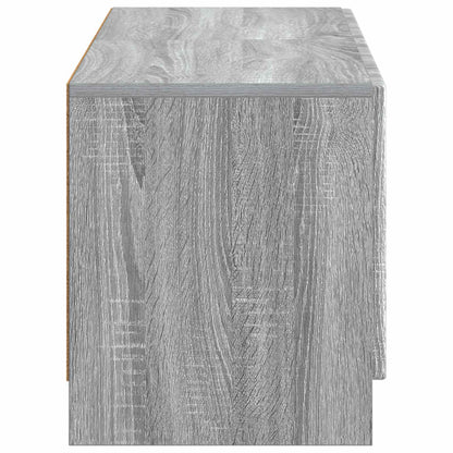 vidaXL TV Cabinet Grey Sonoma Engineered Wood