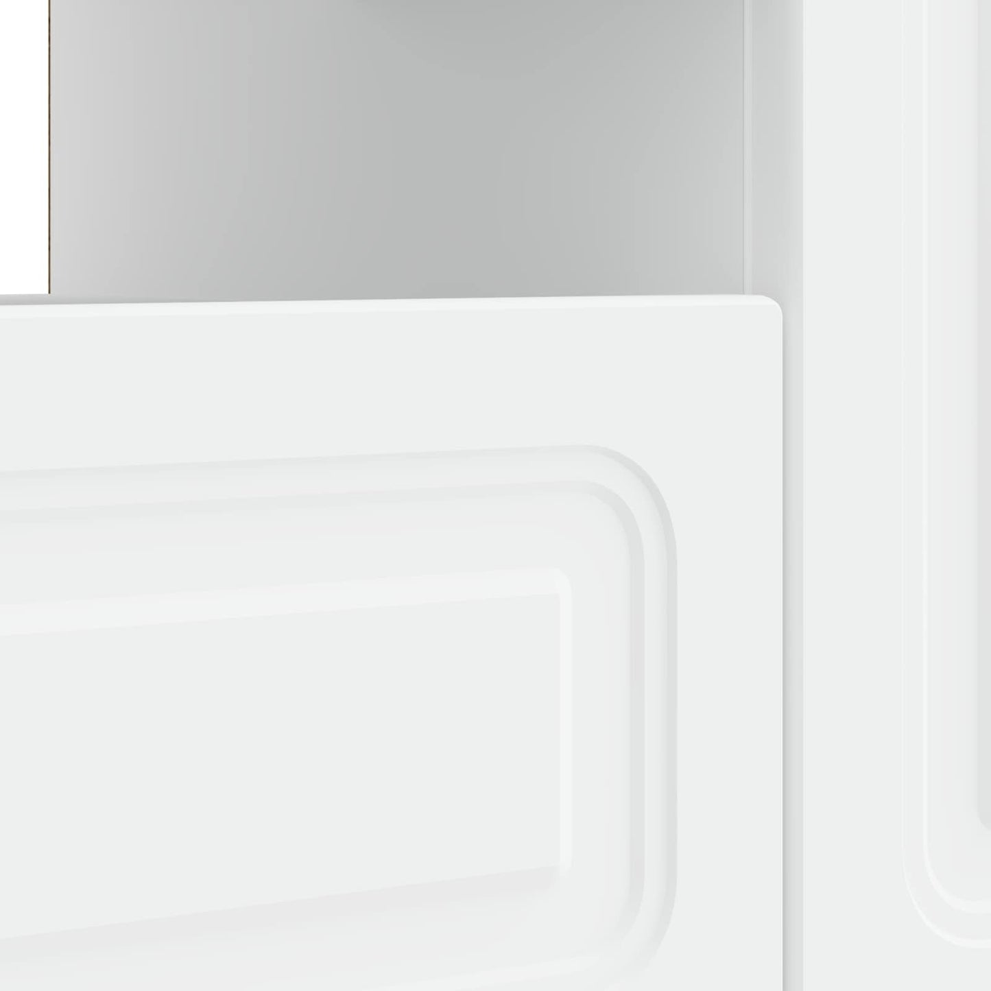 vidaXL LED TV Cabinet White Engineered Wood