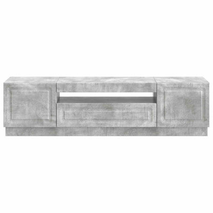 vidaXL LED TV Cabinet Concrete Grey Engineered Wood