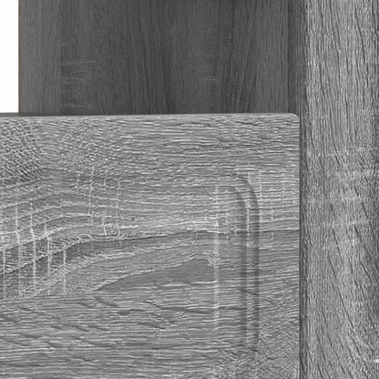 vidaXL LED TV Cabinet Grey Sonoma Engineered Wood