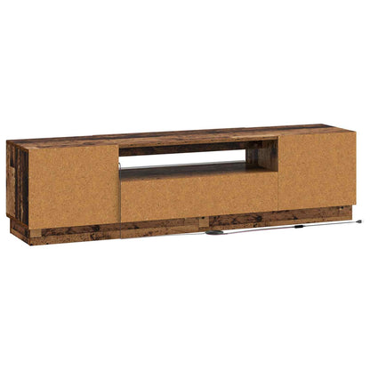 vidaXL LED TV Cabinet Old Wood Engineered Wood