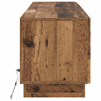 vidaXL LED TV Cabinet Old Wood Engineered Wood