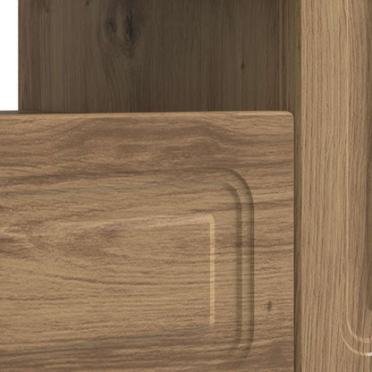 vidaXL LED TV Cabinet Artisan Oak Engineered Wood