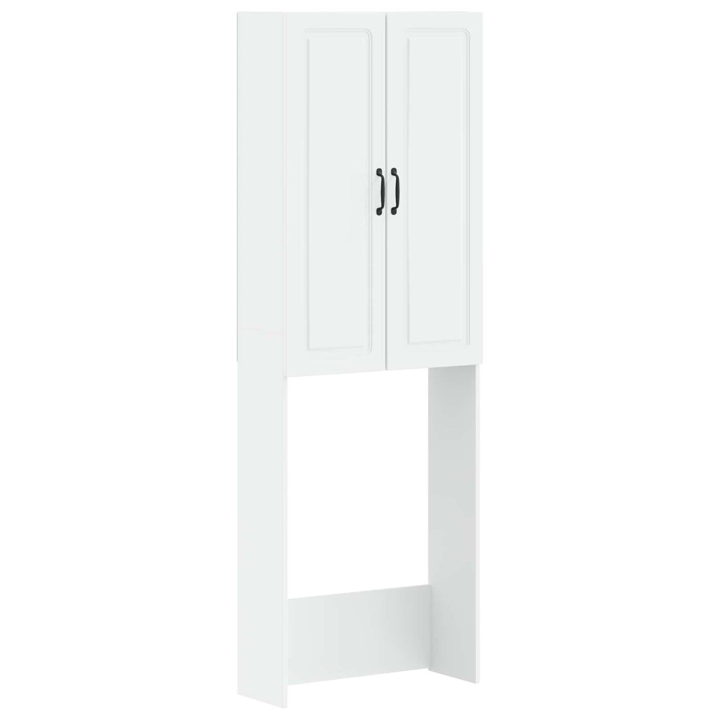 vidaXL Toilet Cabinet UTRECHT White 66 x 25.5 x 190 cm Engineered Wood