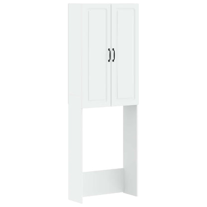 vidaXL Toilet Cabinet UTRECHT White 66 x 25.5 x 190 cm Engineered Wood