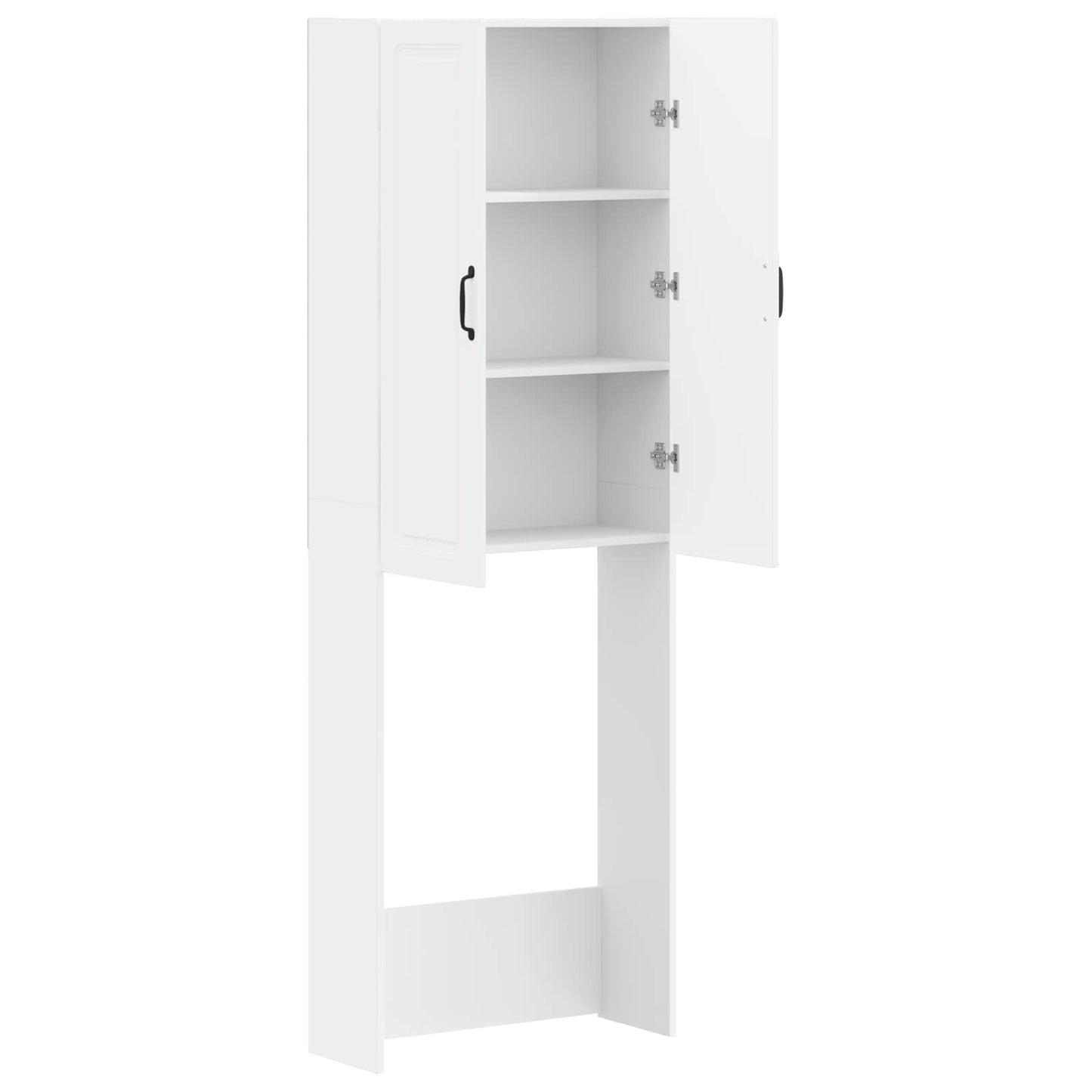 vidaXL Toilet Cabinet UTRECHT White 66 x 25.5 x 190 cm Engineered Wood