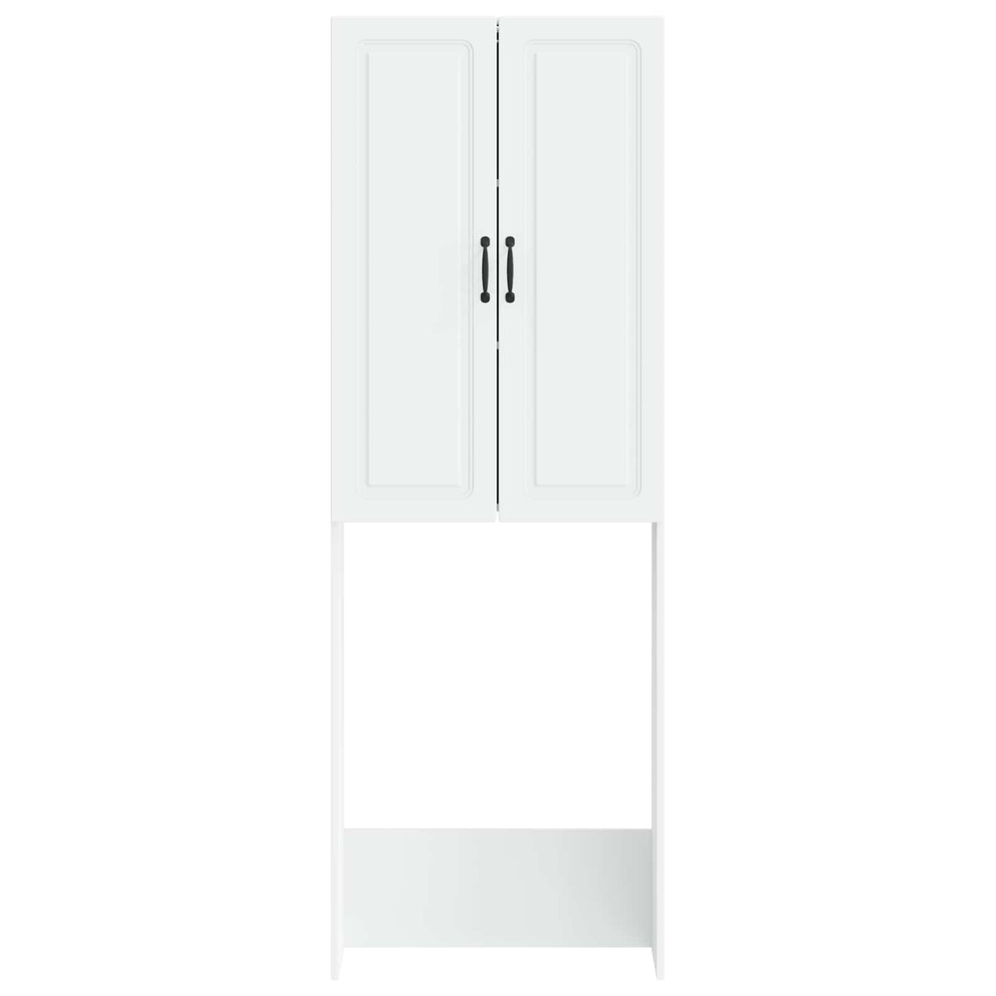 vidaXL Toilet Cabinet UTRECHT White 66 x 25.5 x 190 cm Engineered Wood