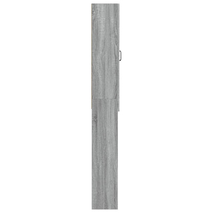 vidaXL Toilet Cabinet UTRECHT Grey Sonoma 66 x 25.5 x 190 cm