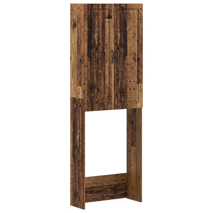 vidaXL Toilet Cabinet UTRECHT Old Wood 66 x 25.5 x 190 cm