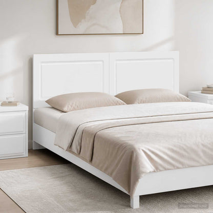 vidaXL Wall-Mounted Headboard UTRECHT White Engineered Wood