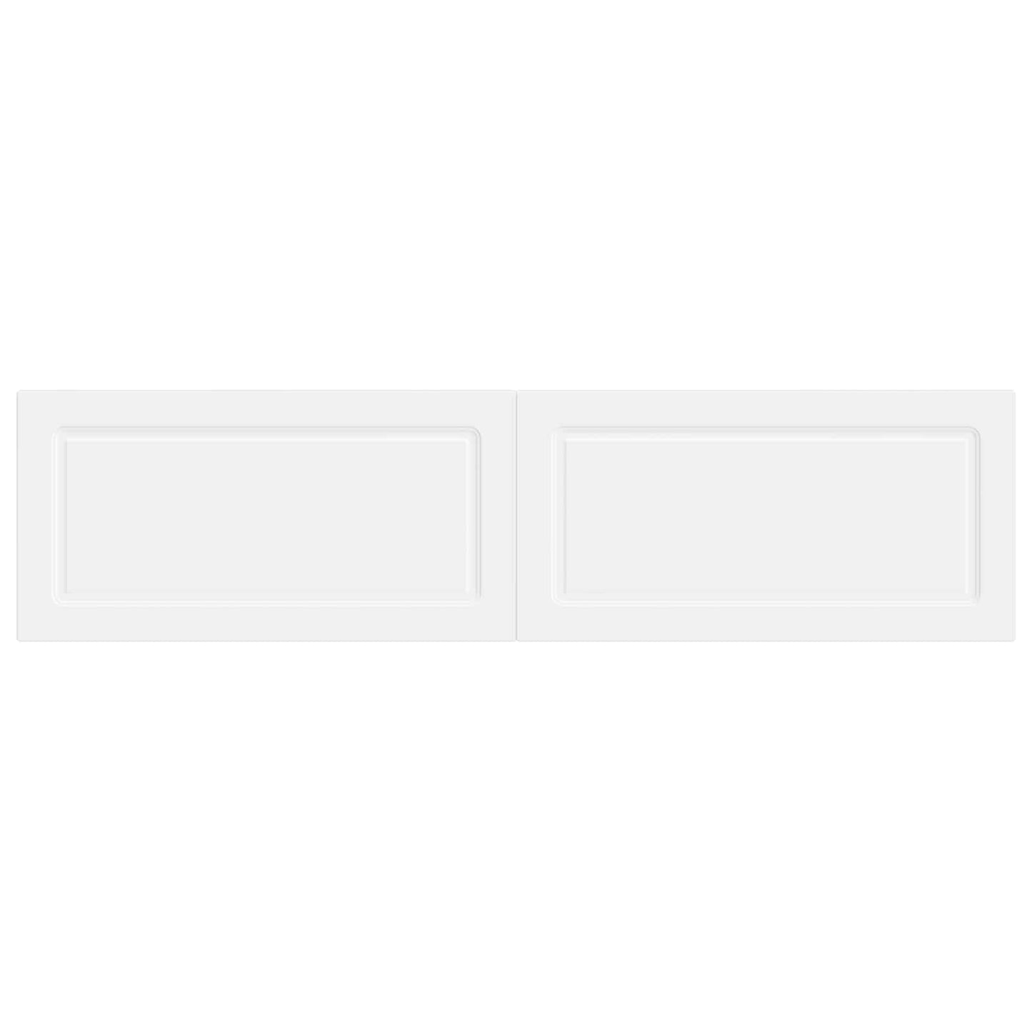 vidaXL Wall-Mounted Headboard UTRECHT White Engineered Wood