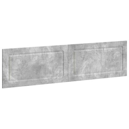 vidaXL Wall-Mounted Headboard UTRECHT Concrete Grey Engineered Wood