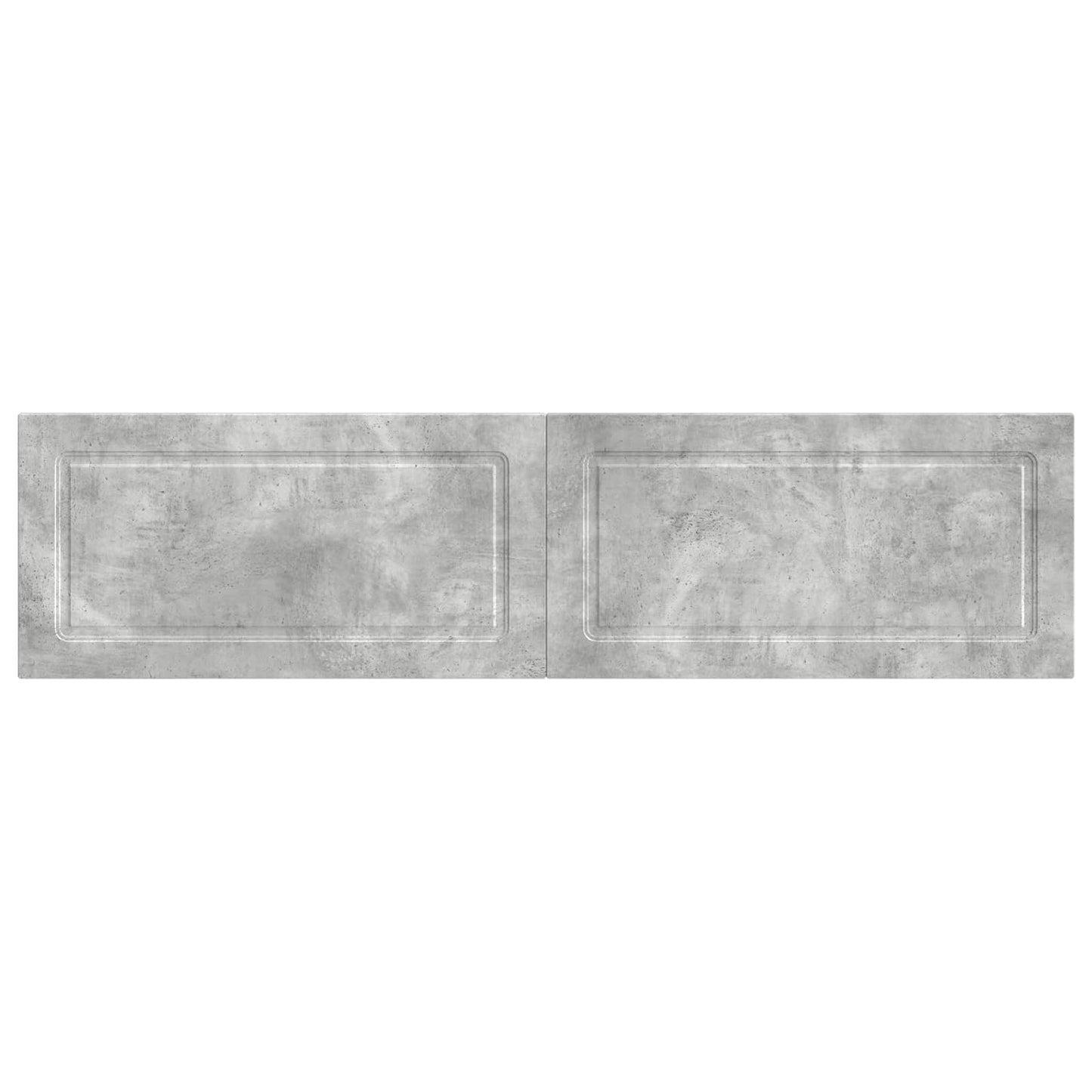 vidaXL Wall-Mounted Headboard UTRECHT Concrete Grey Engineered Wood