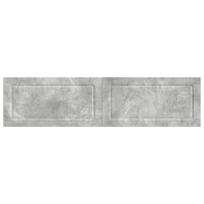vidaXL Wall-Mounted Headboard UTRECHT Concrete Grey Engineered Wood