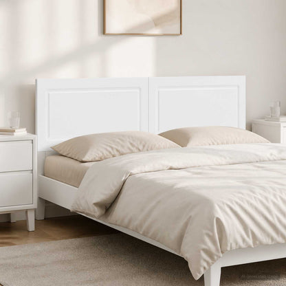 vidaXL Wall-Mounted Headboard UTRECHT High Gloss White Engineered Wood