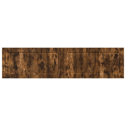 vidaXL Wall-Mounted Headboard UTRECHT Smoked Oak Engineered Wood