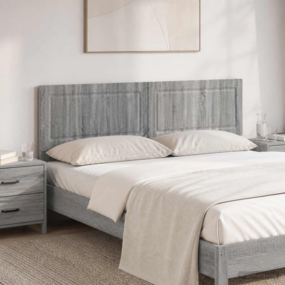 vidaXL Wall-Mounted Headboard UTRECHT Grey Sonoma Engineered Wood