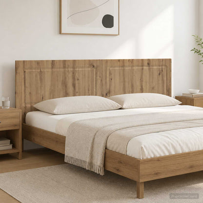 vidaXL Wall-Mounted Headboard UTRECHT Artisan Oak Engineered Wood