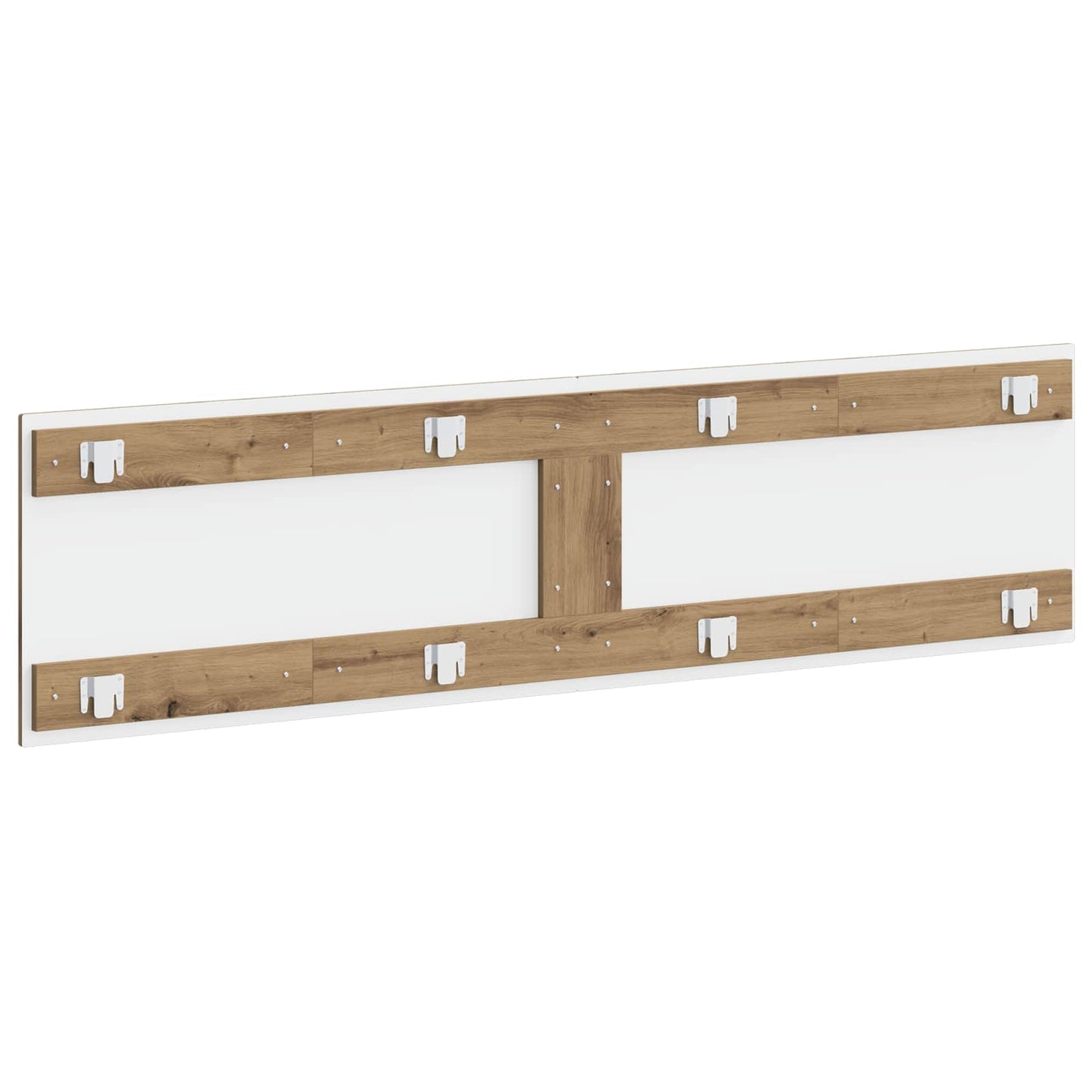 vidaXL Wall-Mounted Headboard UTRECHT Artisan Oak Engineered Wood