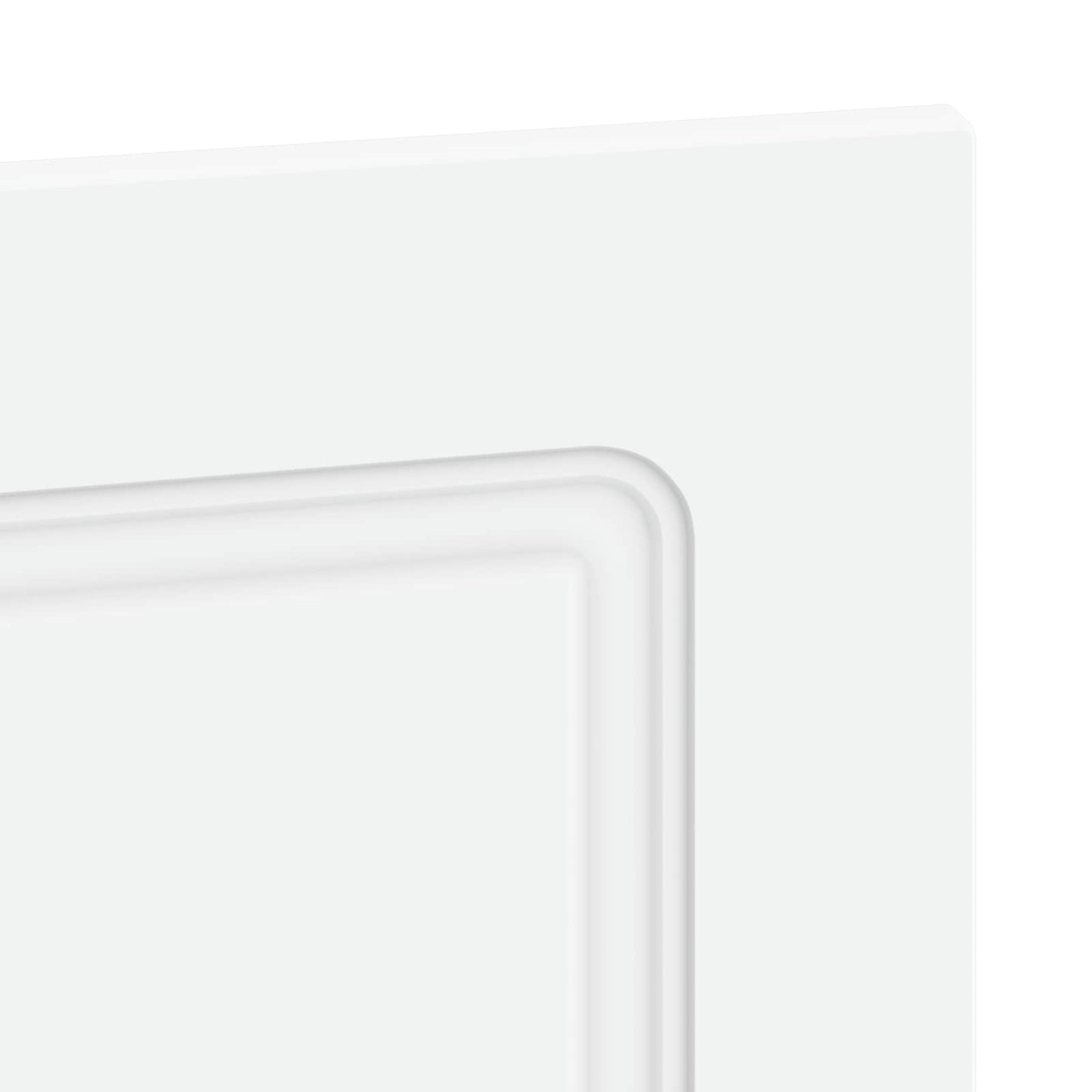 vidaXL Wall-Mounted Headboard UTRECHT White Engineered Wood