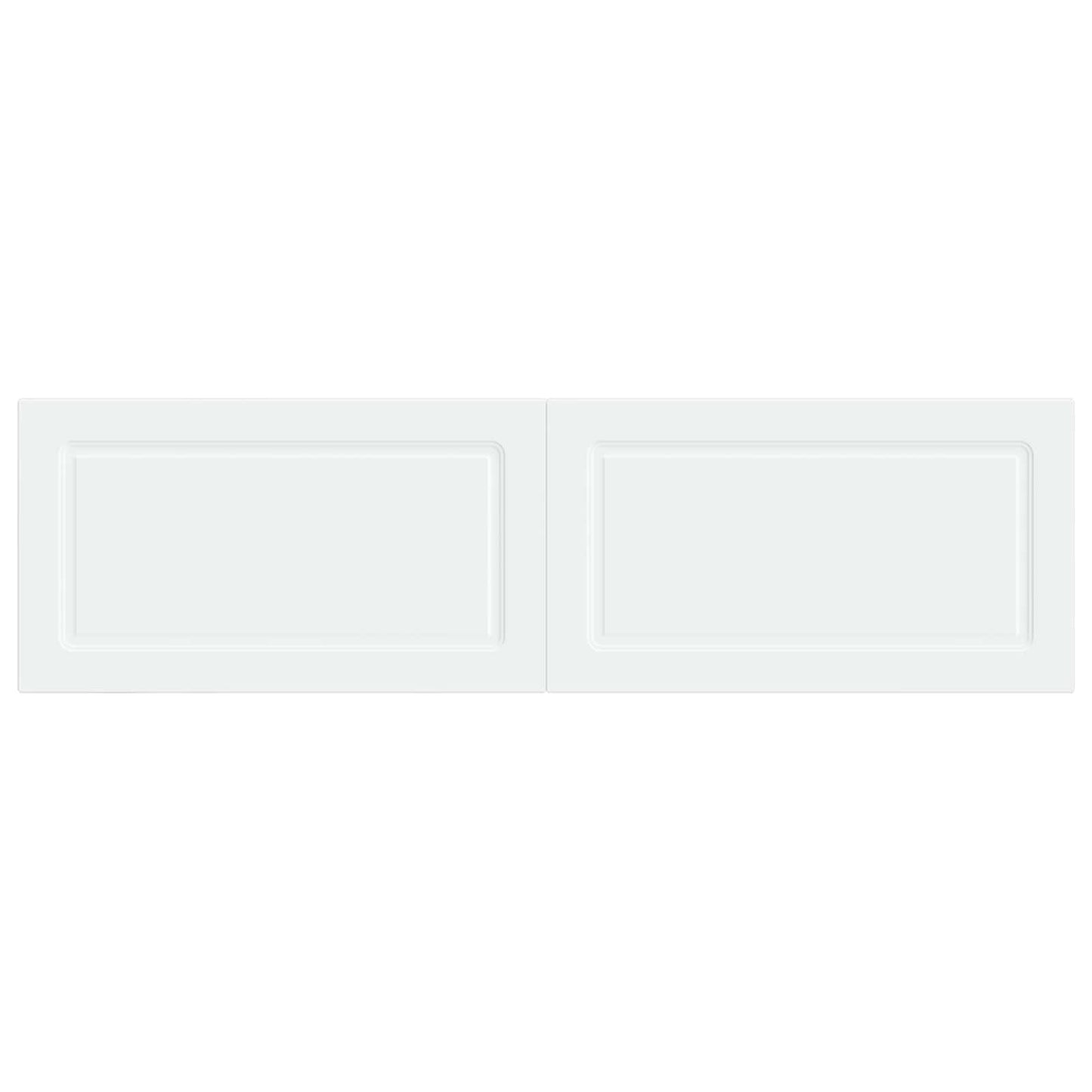 vidaXL Wall-Mounted Headboard UTRECHT White Engineered Wood