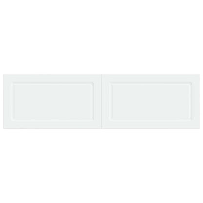 vidaXL Wall-Mounted Headboard UTRECHT White Engineered Wood