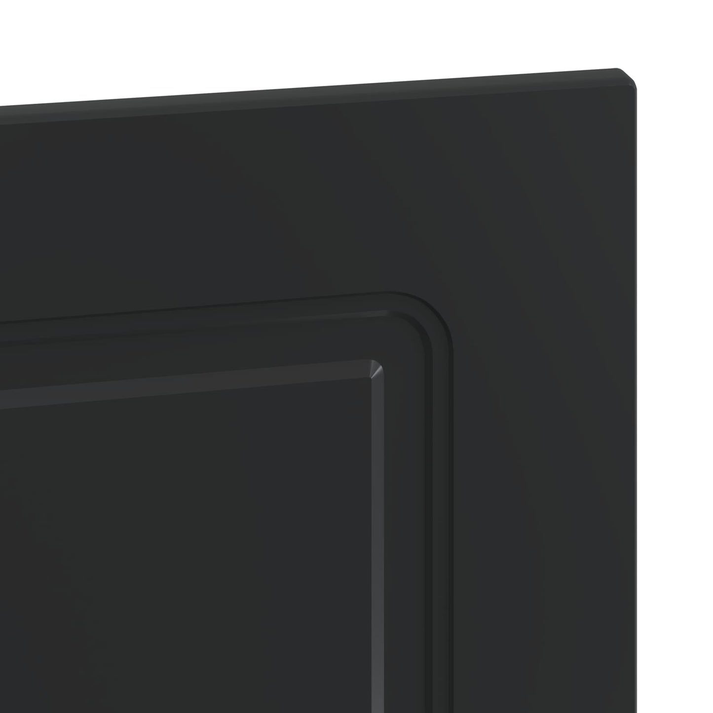 vidaXL Wall-Mounted Headboard UTRECHT Black Engineered Wood