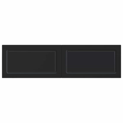vidaXL Wall-Mounted Headboard UTRECHT Black Engineered Wood
