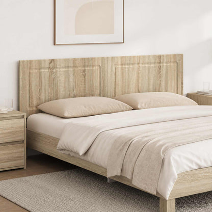 vidaXL Wall-Mounted Headboard UTRECHT Sonoma Oak Engineered Wood