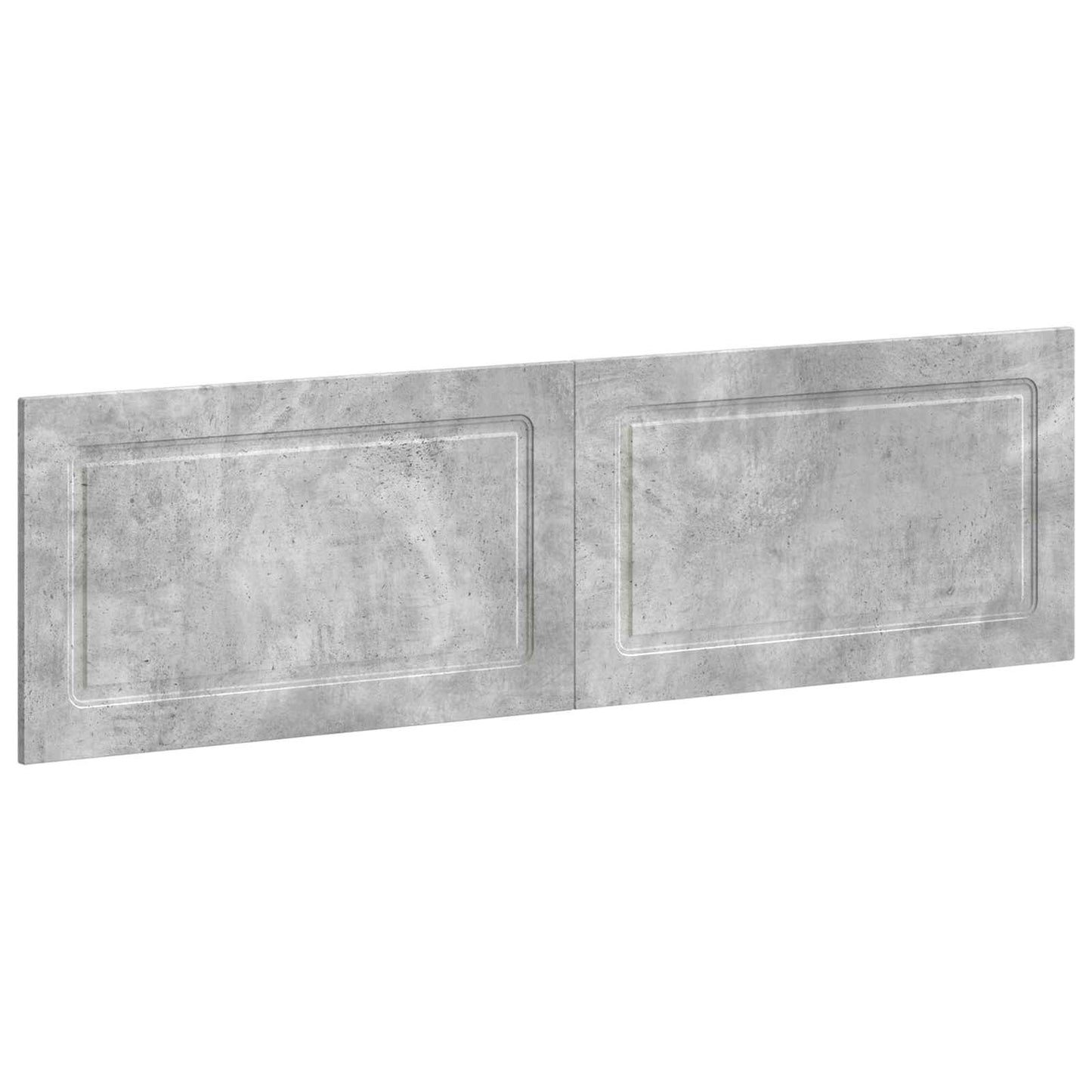 vidaXL Wall-Mounted Headboard UTRECHT Concrete Grey Engineered Wood