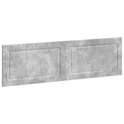 vidaXL Wall-Mounted Headboard UTRECHT Concrete Grey Engineered Wood