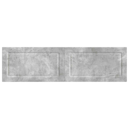vidaXL Wall-Mounted Headboard UTRECHT Concrete Grey Engineered Wood