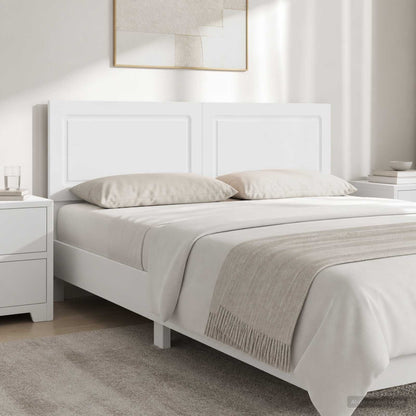 vidaXL Wall-Mounted Headboard UTRECHT High Gloss White Engineered Wood