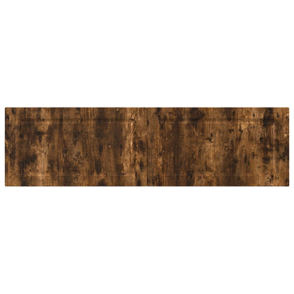 vidaXL Wall-Mounted Headboard UTRECHT Smoked Oak Engineered Wood