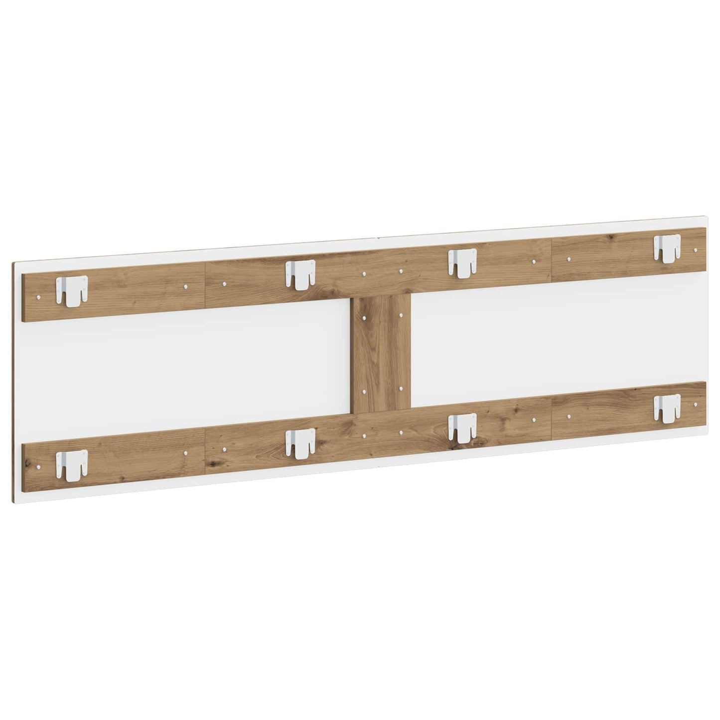 vidaXL Wall-Mounted Headboard UTRECHT Artisan Oak Engineered Wood