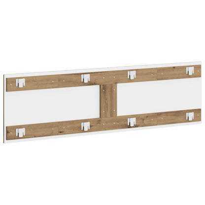 vidaXL Wall-Mounted Headboard UTRECHT Artisan Oak Engineered Wood