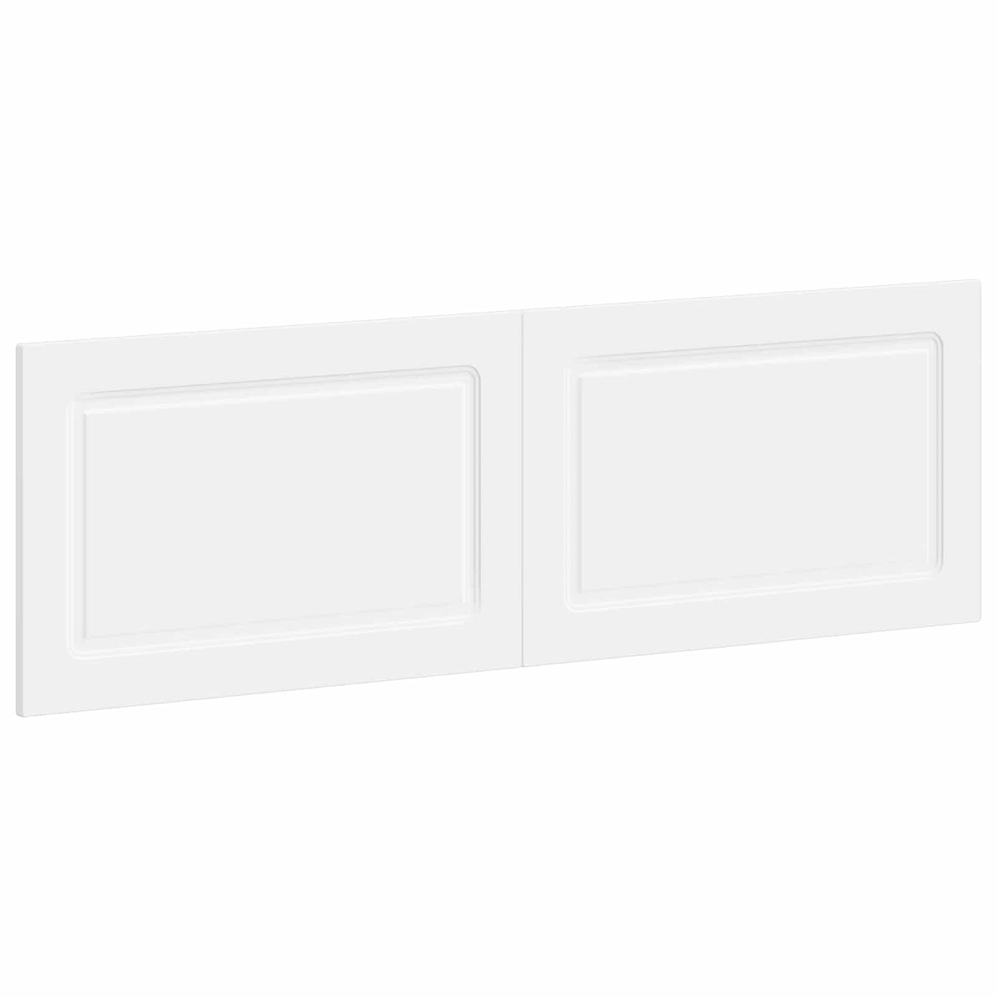vidaXL Wall-Mounted Headboard UTRECHT White Engineered Wood