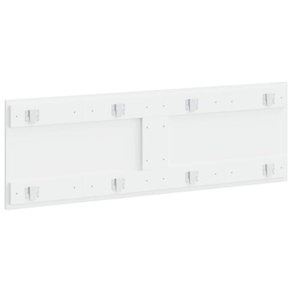 vidaXL Wall-Mounted Headboard UTRECHT White Engineered Wood