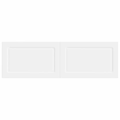 vidaXL Wall-Mounted Headboard UTRECHT White Engineered Wood