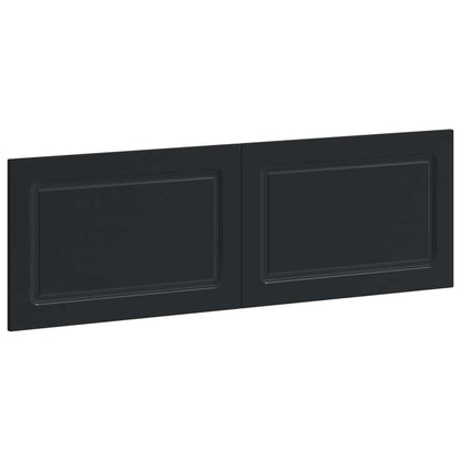 vidaXL Wall-Mounted Headboard UTRECHT Black Engineered Wood