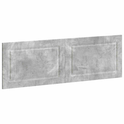 vidaXL Wall-Mounted Headboard UTRECHT Concrete Grey Engineered Wood