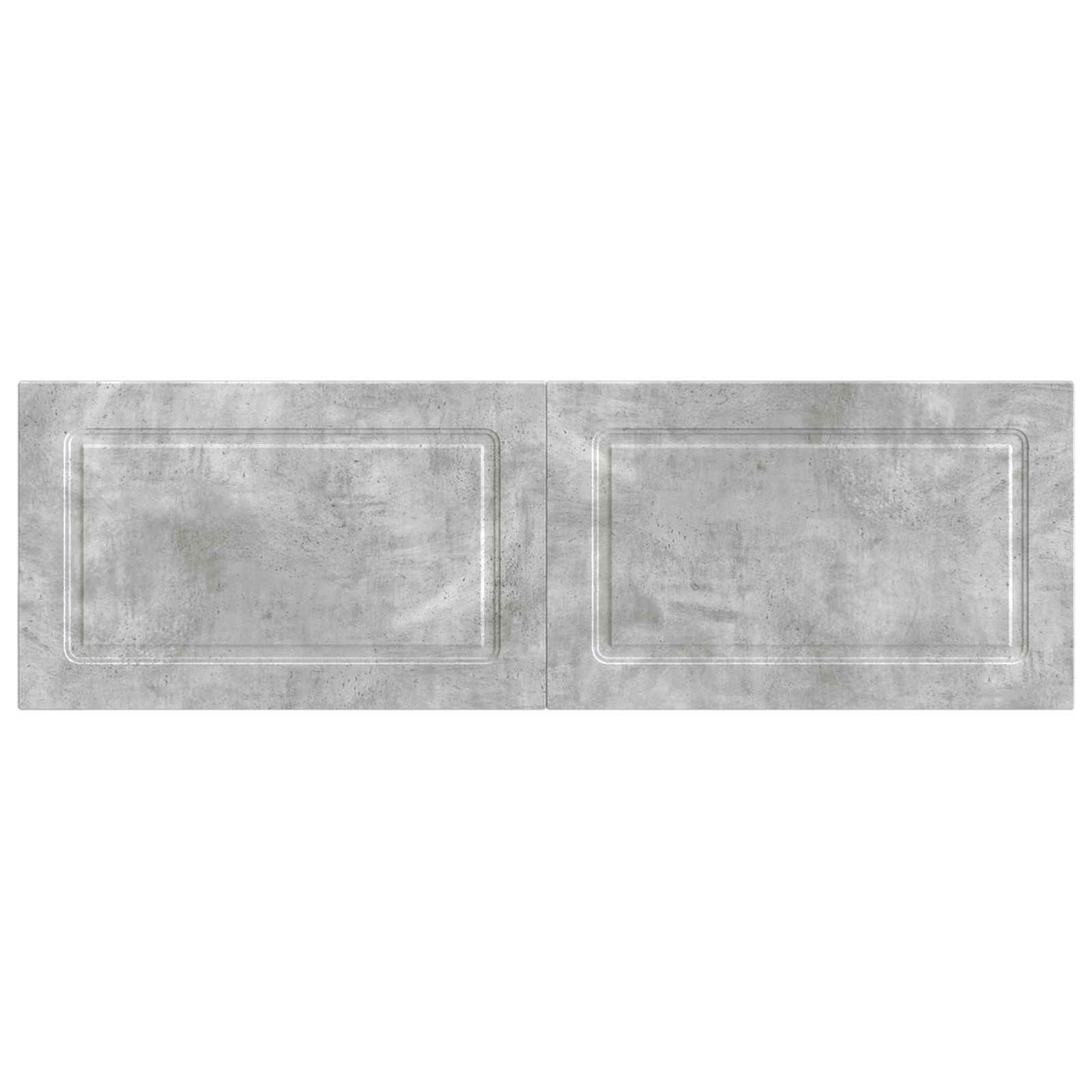 vidaXL Wall-Mounted Headboard UTRECHT Concrete Grey Engineered Wood
