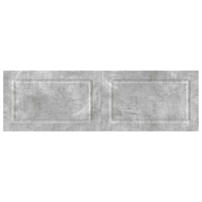 vidaXL Wall-Mounted Headboard UTRECHT Concrete Grey Engineered Wood