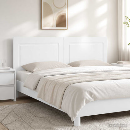 vidaXL Wall-Mounted Headboard UTRECHT High Gloss White Engineered Wood