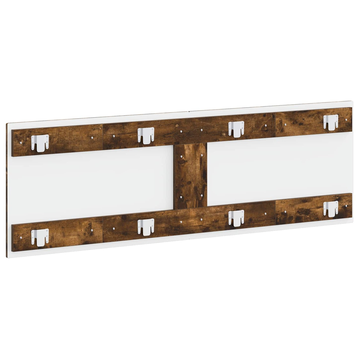 vidaXL Wall-Mounted Headboard UTRECHT Smoked Oak Engineered Wood