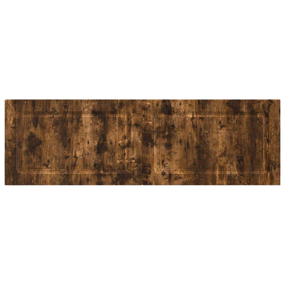 vidaXL Wall-Mounted Headboard UTRECHT Smoked Oak Engineered Wood