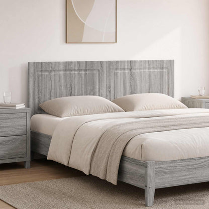 vidaXL Wall-Mounted Headboard UTRECHT Grey Sonoma Engineered Wood