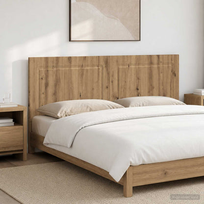 vidaXL Wall-Mounted Headboard UTRECHT Artisan Oak Engineered Wood