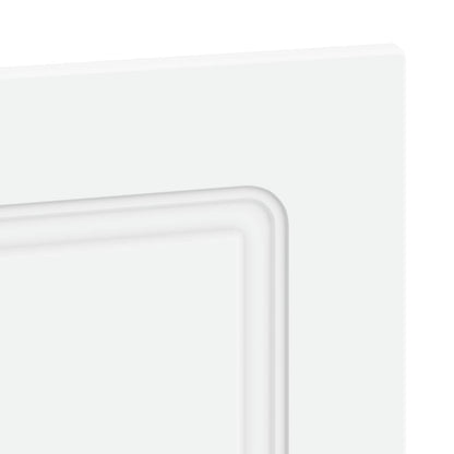 vidaXL Wall-Mounted Headboard UTRECHT White Engineered Wood