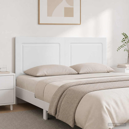 vidaXL Wall-Mounted Headboard UTRECHT White Engineered Wood
